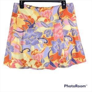 Love Life Live floral Athletic or swim skort